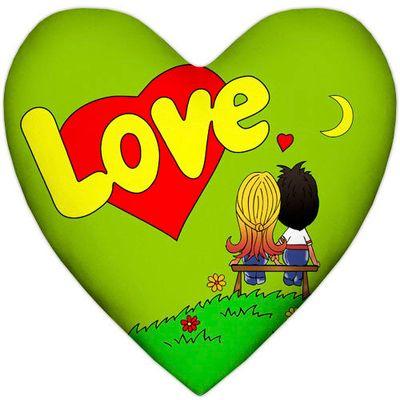 Подушка серце Love, салатова, фото 1