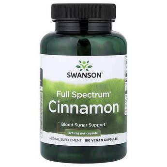 Swanson Cinnamon Full Spectrum 180 рослиннх капсул
