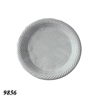 Тарілка одноразова біла 210 мм (100шт)