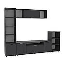 Тумба ТБ на 3 секції з полицями. Шир 160 см., фото 4