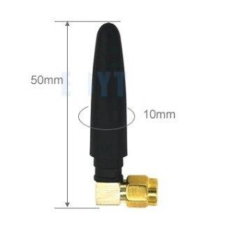 Антена всеспрямована 2160-2570MHz 2dBi, SMA-male кутовий 90°