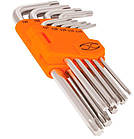 Набір ключей TRUPER Torx подовжені в пластиковій касеті 9шт (TORX-9L)