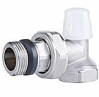 Кран радіаторний Icma №805+940 3/4" з антипротечкой кутовий без ручки (82805AE06940)