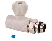 Кран шаровий радіаторний Thermo Alliance PPR 25х3/4" прямий (DSW429)