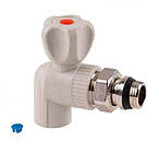 Кран шаровий радіаторний Thermo Alliance PPR 20х1/2" кутовий (DSW431)