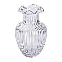 Скляна ваза, декоративна, 21,5 см HP-1700
