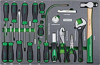 Набір інструментів комбінований TOPTUL 19шт (GED1916)