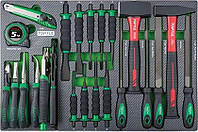 Набір інструментів комбінований TOPTUL 23шт (GED2332)