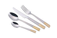 Набір столових приборів Maestro золото 24 предмети (1520G-24-MR)