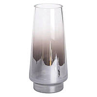 Скляна ваза для квітів 2.6 л декоративна прозора ваза для букета 30 см декоративна HP-10-1