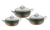 Набір посуду O.M.S. 6 предметів (OMS 3031-Gold)