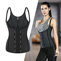 Корсет для фітнесу з лямками inSPORTline Corsup - S - чорний