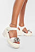Босоніжки жіночі білого кольору 201001T Безкоштовна доставка, фото 2