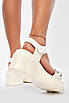Босоніжки жіночі білого кольору 201001T Безкоштовна доставка, фото 3