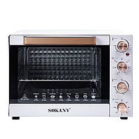 Настільна електродуховка для дому 60 л електропіч, духова піч Sokany 1700 Вт духовка SK10010