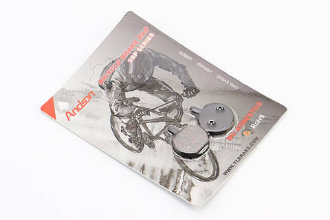 Тормозные колодки Disk-brake (Hayes MX2,3, Sole, Artec ADC-01, JAK-5, Bolids Boli-BB2), чёрные, FIX-406050