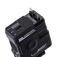 Автомобільний зарядний пристрій MECHA з висувними кабелями та портами USB/Type-C Чорний HP-A1B