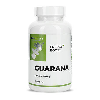 Guarana Extract 200mg with Caffeine 80mg - 60 tabs (До 08.25)