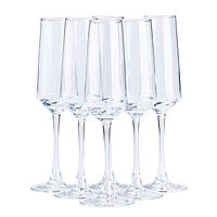 Келихи для шампанського на високій ніжці 6 шт HP564