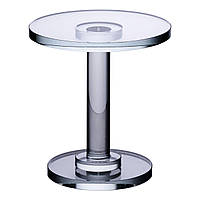 Тортівниця скляна на ніжці 12×13.5 см кругла стійка для торта, капкейків HP-4-69L