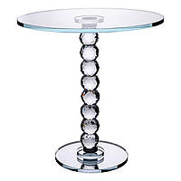 Тортівниця скляна на ніжці 30×32 см см підставка для торта, капкейків прозора HP-4-81L