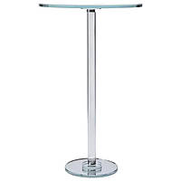 Тортівниця скляна на високій ніжці 30×50 см кругла підставка для торта, капкейків HP-4-87S