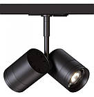 Трековий світильник KLOODI KD-5050/02-2L-BK Track чорний матовий
