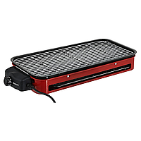 Електричний гриль настільний червоний 1500 Вт Sokany SK-6112