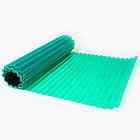 Рулонний шифер PolyRoll 0,6мм 2,5x10м зелений, хвиля