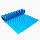 Рулонний шифер PolyRoll 0,6мм 2x10м синій, хвиля