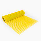 Рулонний шифер PolyRoll 0,6мм 2x10м жовтий, хвиля