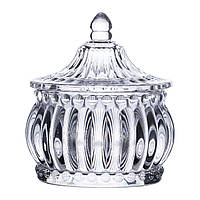 Цукерниця скляна з кришкою Ø 8 см у східному стилі HP-YH-2