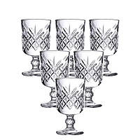 Набір чарок на ніжці 6 шт 60 мл скляні чарки для горілки, настоянки HP-YH-42