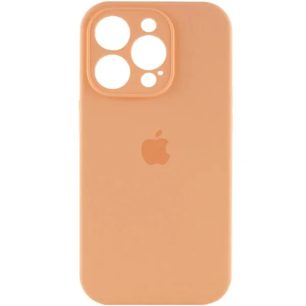 Чохол-накладка EpiK Silicone Case Full Camera Protective (AA) для Apple iPhone 16 Pro (6.3) Cantaloupe, фото 1