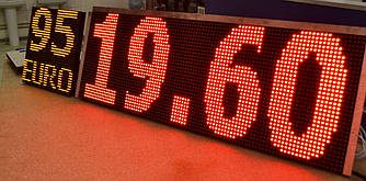 LED модулі для АЗС 320 мм (Жовтий колір)