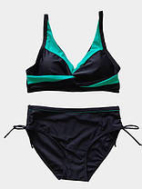 Купальник 2025 раздельный FUBA 25059 мятный(В НАЛИЧИИ ТОЛЬКО 48 50 52 54 56 УКР р-ры), фото 4