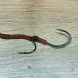 🇺🇦 Готовий повідець на лідкорі «Catfish-2» для лову сома (Tube red) 🇺🇦, фото 5