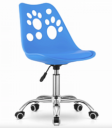 Офісне крісло Leobert Print синій smart