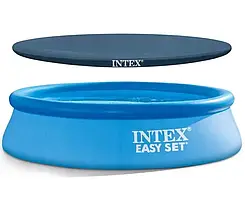Басейн сімейний наливний  з накриттям 244х76см, Intex 28110