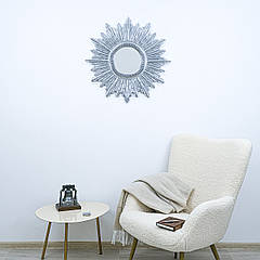 Декоративне дзеркало Сонце Сяйво 71 см Гранд Презент НД954 срібло