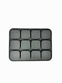 Форма силіконова для льоду та цукерок Квадрат Звірі