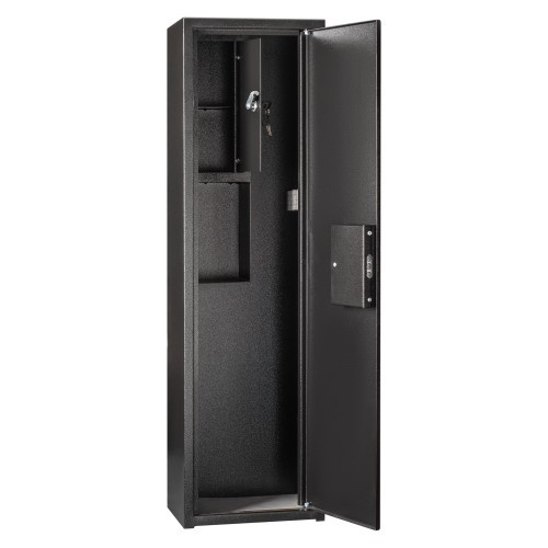 Сейф для зброї 100х28х20 см. на 2 рушниці до 98 см., чорний, фото 1