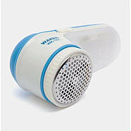 Машинка на батарейках 3 Вт для видалення катишок з одягу Waken WK-101 Синій в упаковці 2 шт, фото 4