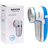 Машинка на батарейках 3 Вт для видалення катишок з одягу Waken WK-101 Синій в упаковці 2 шт, фото 9
