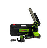 Ланцюгова пила на акумуляторах для дому Assistant АПЦ-20-8БЩ Мініланцюгова пила для дачі (2 АКБ, 2 ланцюги), фото 2