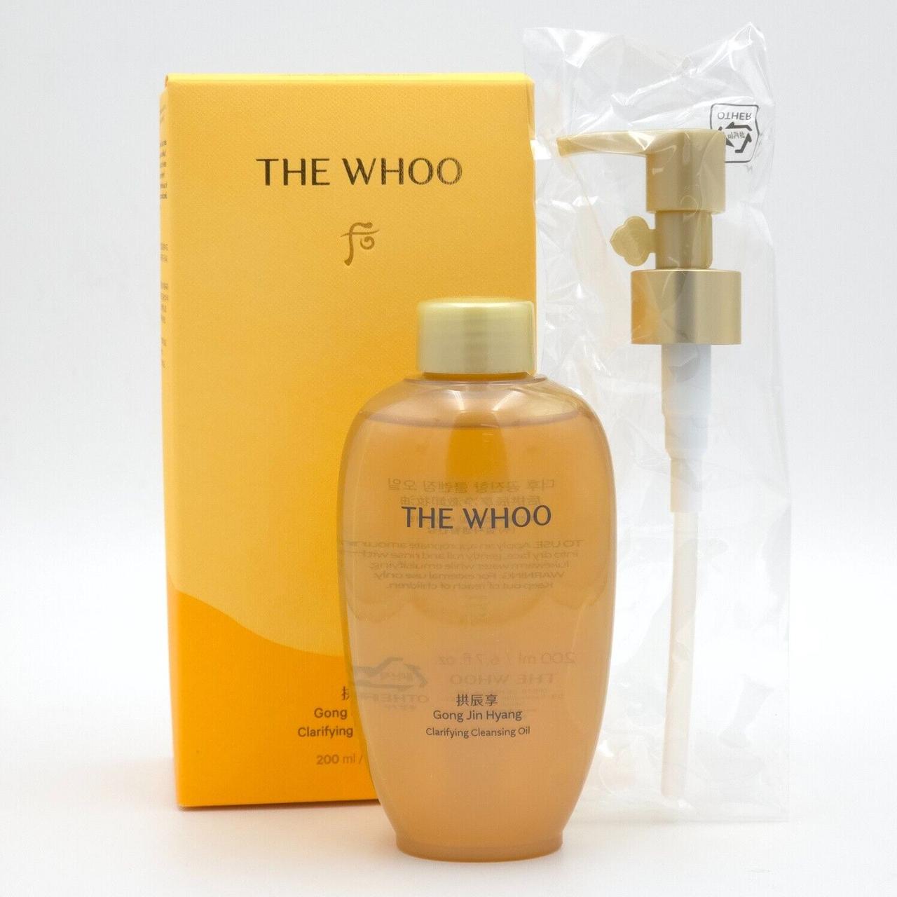 THE WHOO Gong Jin Hyang Clarifying Cleansing Oil Гіпоалергенна очисна олія із шовковистою текстурою 200ml