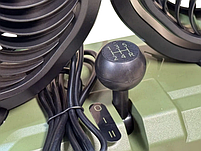 Автомобільний вентилятор з двома головками, 14 см (5V), 2 швидкості, кабель 140 см, фото 2