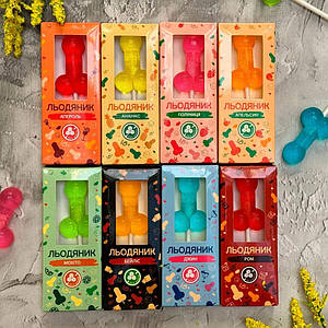 Льодяник на паличці у формі пеніса VidDushi HOT зі смаком Джин (без цукру), 17 гр