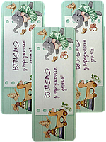Теги для подарунків "Вітаємо з народженням донечки!", 10 шт