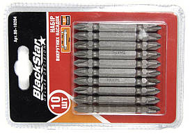 90-10204 Біти Ph2-Ph2x65 мм, TORSION, S2-сталь, 10шт, "BlackStar"